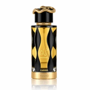 Lattafa Teriaq Intense EDP 100 ml frasco y caja