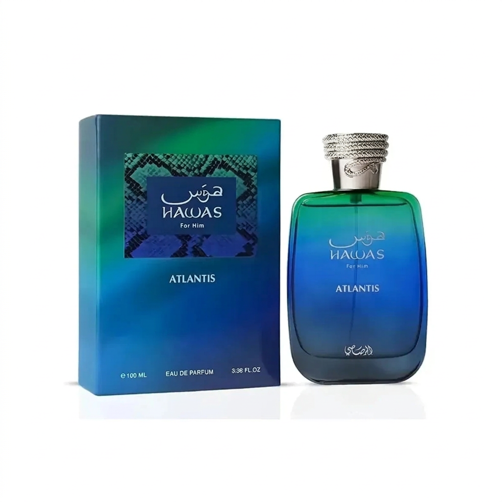 Rasasi Hawas Atlantis Eau de Parfum 100 ml con caja