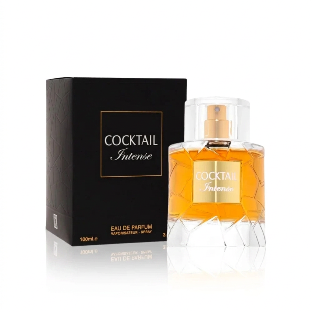 Fragrance World Cocktail Intense Eau de Parfum 100 ml Unisex - frasco y presentación