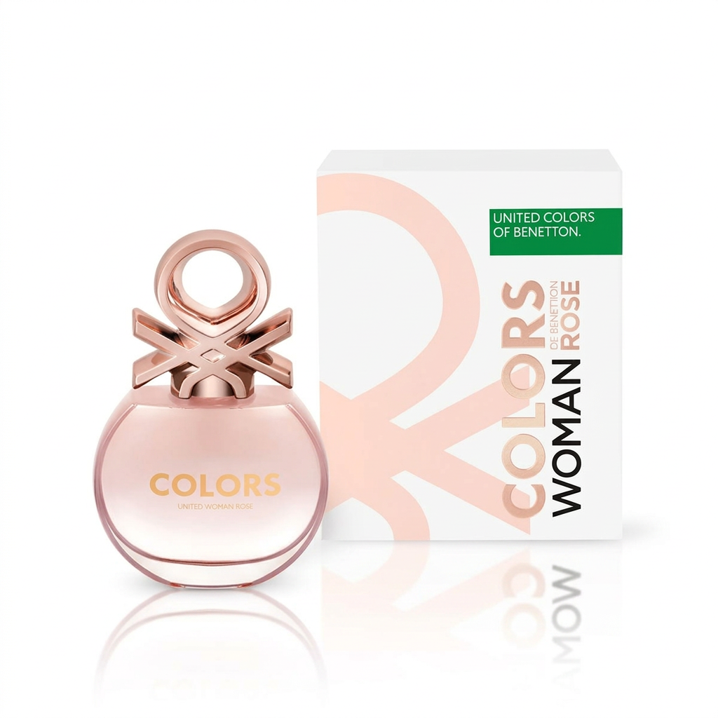 Benetton Colors Woman Rose Eau de Toilette 80 ml con caja