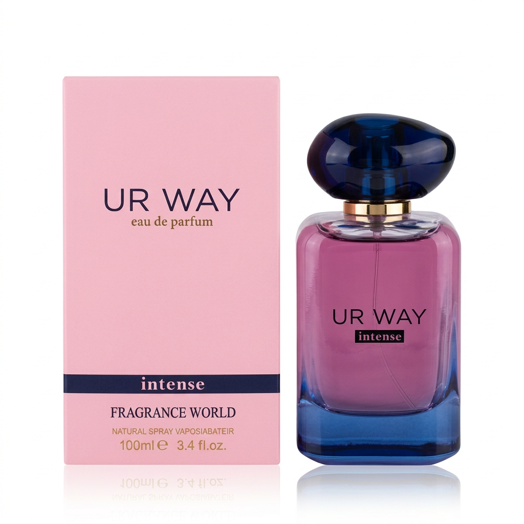 Fragrance World Ur Way Intense Eau de Parfum 100 ml Mujer - frasco y presentación
